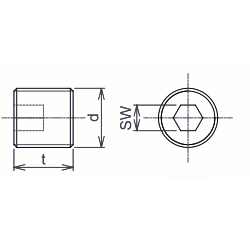 image Bouchon mâle acier G 1/2, BSPP