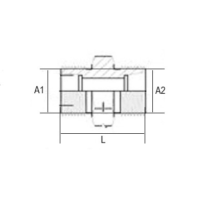 image Adaptateur de frein, M10x100 / M10x100 - Pour raccord hydraulique