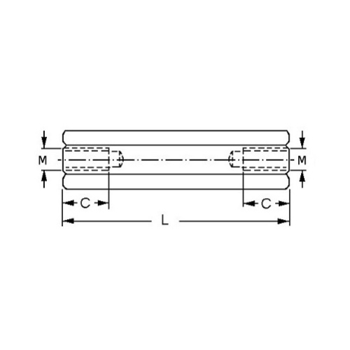 image Entretoise hexagonale femelle/femelle, M3, lg8mm